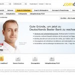 Comdirect Girokonto (Screenshot http://www.comdirect.de/cms/konto-geldanlage.html am 21.06.2013)