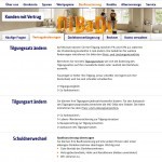 Die ING DIBA scheint recht offen beim Thema Schuldnerwechsel / Baufinanzierung übertragen (Screenshot https://www.ing-diba.de/baufinanzierung/kunden-mit-vertrag/vertragsaenderungen/ am 22.05.2013)